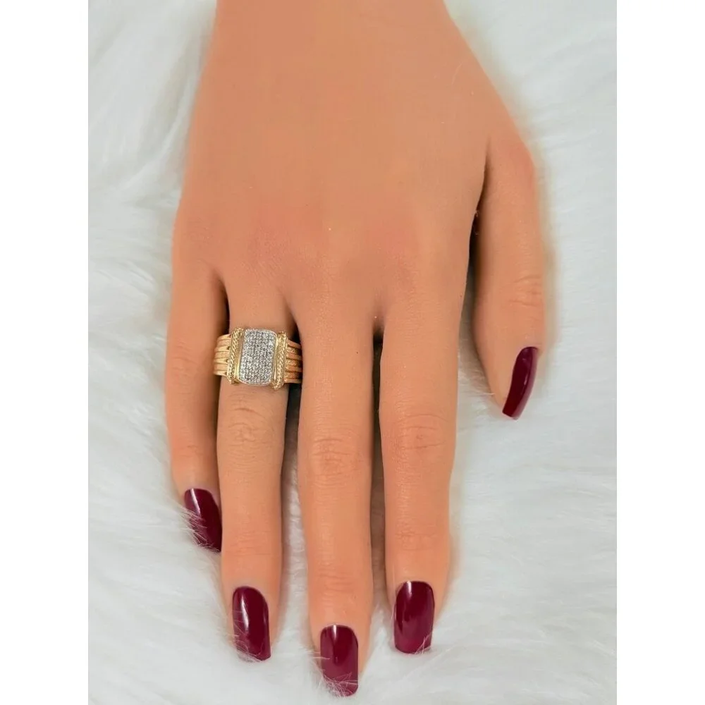 Gold Vermeil 925 Ladies‎ Ring